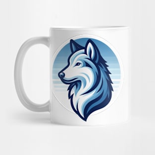 Blue Wolfdog Mug